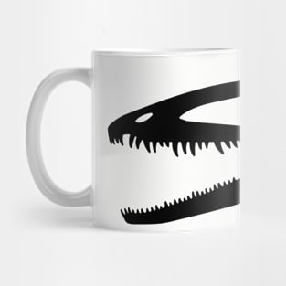 Coelophysis skull - black Mug